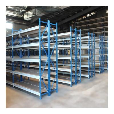 China Hot Sale Multi Layer Medium Duty Metal Warehouse Corrosion Protection Longspan Racking Rack Storage Steel Rack for sale