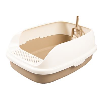 China High Quality Viable Cat Litter Box and Splash Proof Cat Litter Box Semi-closed Open Deodorizer Box for sale