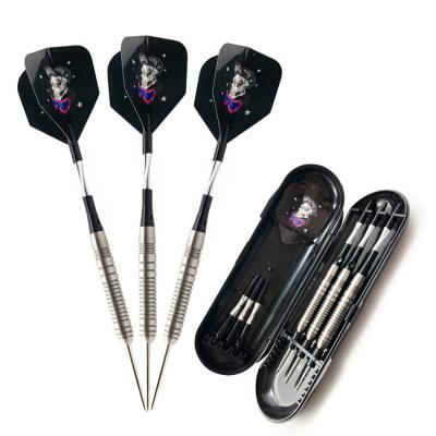 China Professional High Quality Professional Darts 23g 90% Tungsten Barrel Darts Set For Sale With Flight Shafts Box for sale