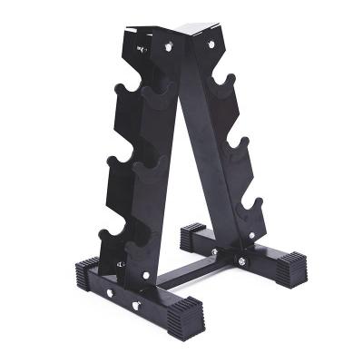 China Modern Commercial Fitness Weight Gym Body Building Equipment 6 or 3 Dumbbell Straight Rack Free Pairs for sale