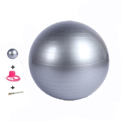 China PVC Fitness Sports Anti Burst Exercise Balance Yoga Training Ball 55cm 65cm 75cm for sale