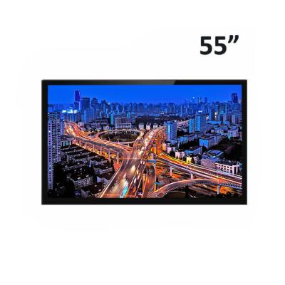 China Speaker Factory Price 55 Inch Flat Screen Metal Case IP65 Waterproof Monitor for sale