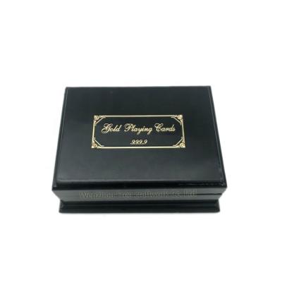 China Customized Luxury Glossy Wooden Box Gift Wholesale MDF Game Card Box Varnish Storage Poker Packaging Box for sale