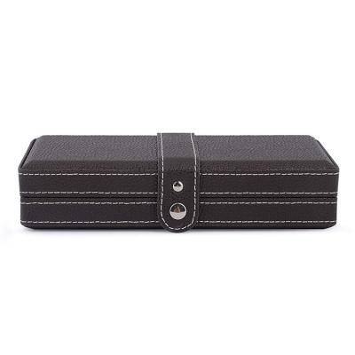 China Custom Style Good Quality Creative Design Fashion Jewelry Travel Leather Box for sale