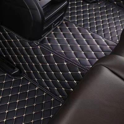 China Wholesale Different Unique Material Custom Floor Mats Color Car Floor Mats Waterproof Leather 3pcs Logo Car Floor Mats for sale