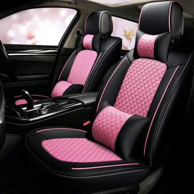 China 2022 New Design Universal Trending Luxury Whole Car Leather Comfortable Seat Covers Color Customization for sale