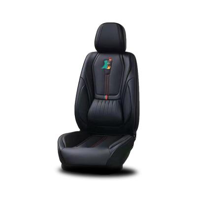 China Universal Universal Size 9D Fully Covered PU Fabric Leather Car Seat Cover for sale