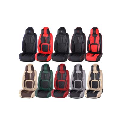 China Universal Professional Factory Made Universal Leather Car Seat Covers PVC Car Interior Decoration Set for sale