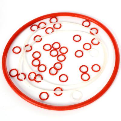 China Colorful Silicone O Ring Seals Oil Resistance Transparent O Ring Rubber O Ring Made In Hebei for sale