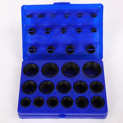 China Nitriles 382pcs O Ring Seals Assortment Kit Set Black Rubber Oil Resistance Hebei Manufacture Various for sale