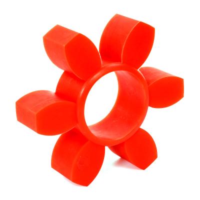 China Building Material Shops GR100 GR140 PU Plum Shaped Cushion PU Pad Plum Blossom Elastic Coupling Pad Manufacturer in Hebei Xingtai for sale