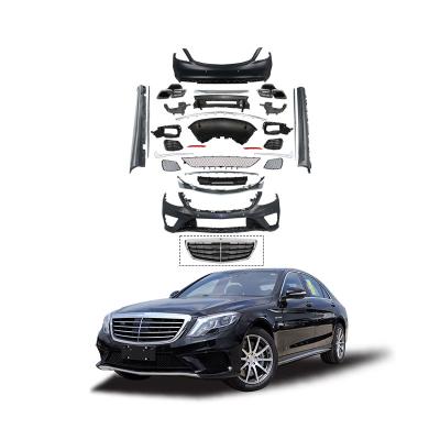 China GBT Plastic High Quality Fashionable 2022 Products Facelift For Mercedes Benz S Class W222 S63 Upgrade 2018 Model for sale