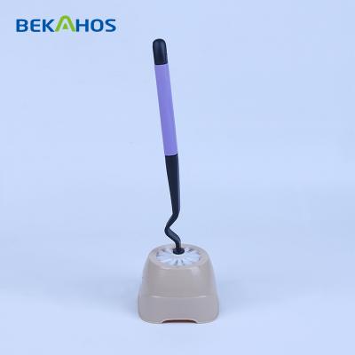 China Bathroom Cleaning Plastic Circle Toilet Cleaning Brush Cleaner for sale