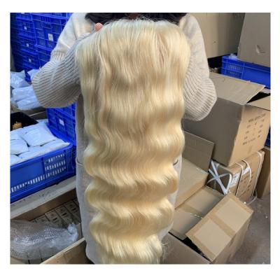 China Cheap Body Wave FDX Price 613 13*4 Body Wave Wigs For Black Women Cuticle Aligned Virgin Hair Wigs Hair Lace Front for sale