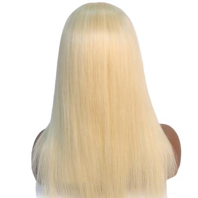 China FDX 613 Straight 13*4 Cuticle Aligned Virgin Hair Vendor Frontal Wig For Blonde Women Wig S.M. Hair I Color Free Sample for sale