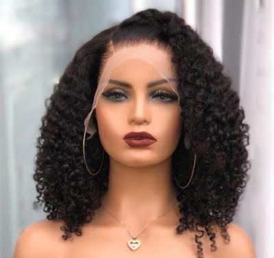 China Other Brazilian Lace Front Wig, FDX Kinky Curly Hair Lace Front Wig For Black Women, Pre Pluck Lace Wig With Baby Hair for sale