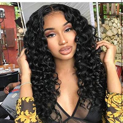 China DW FDX Wig With Closure Brazilian Hair Bundles With Closure Hair Piece Deep Wave Bundles With Closure for sale