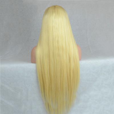 China FDX 30 Inch 613 Full Lace Wig Straight Human Hair Virgin Preplucked Wig With Baby Hair for sale