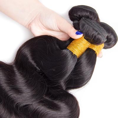 China Wholesale Natural Wave 10A Wave FDX Remy Human Hair Natural Black Brazilian Human Hair for sale