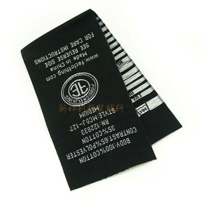 China Professional Woven Clothing Tags , Woven Care Labels Tags For Clothes For Business for sale