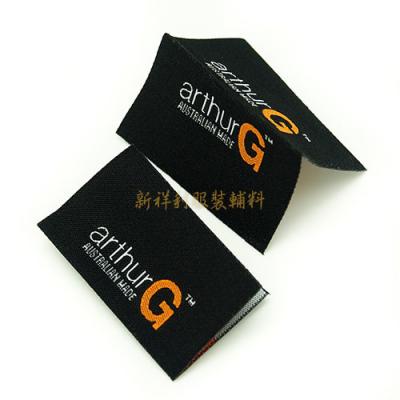 China Custom Woven Labels For Handmade Items / Dress / Bags No Minimum Order for sale