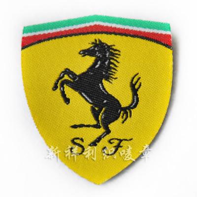 China Laser Cut Custom Woven Patches For Clothes With Customize Color And Size for sale