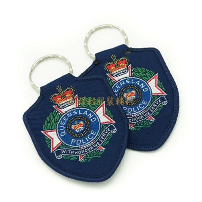 China Soft Garment Custom Woven Badges Shoulder Patches Any Size / Color Available for sale