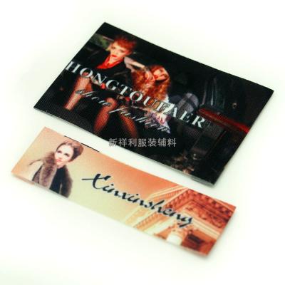 China Custom Brand Tags Heat Transfer Clothing Labels With Screen / Offset Printing for sale