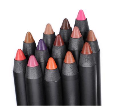 China Waterproof 13 Color Vegan Creamy Liner Lip Liner Custom Logo Lipliner Waterproof Lip Liner Pencil for sale