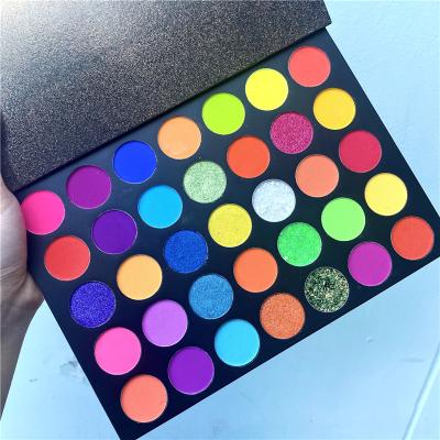 China Wholesale Popular Shine and Matte Eye Use Eyeshadow Kit and OEM Pigment Powder High Waterproof Pigment Eye Shadow Pans for sale