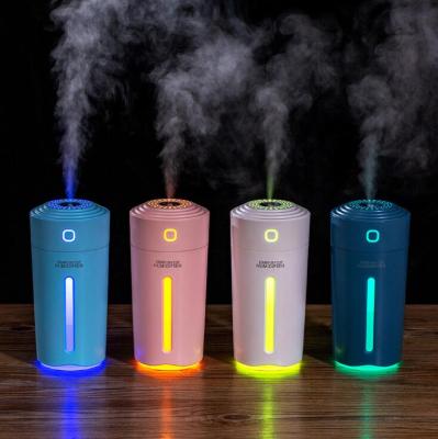 China Ultrasonic Air Purifier Diffuser Vehicle Humidifier with Starry Sky Color Light for Bedroom Office Travel Office for sale