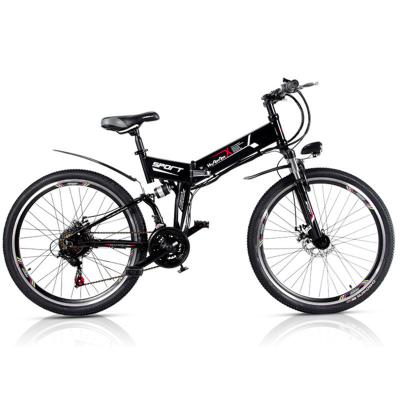China 8 Magnet Pedal Assist 48V 10AH MTB Style Foldable Electric Bicycle 24 Inch 26 Inch Optional One Seat for sale