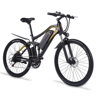 China Vollfederung Hinterhub Motor Elektrofahrrad 48V 17Ah 500W 27.5 Zoll Radgröße zu verkaufen