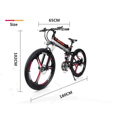 China LCD Display Integrated Wheel Electric Bike 48V 350W with Shimano 21 Speed Derailleur for sale