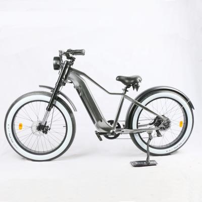 China Bicicleta eléctrica de batería integrada Beach Cruiser 26 pulgadas 48V 750W MTB Ebike para adultos en venta