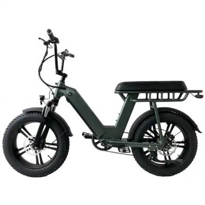 中国 2ホイール電気脂肪タイヤ自転車 48V 500W アルミ合金 20インチ脂肪タイヤ電気自転車 販売のため