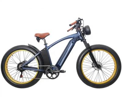 China Bicicleta eléctrica de crucero de playa de larga distancia 48V 750W 26 pulgadas de neumático de grasa en venta