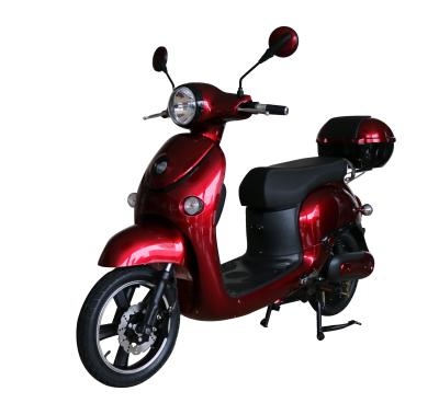 China Scooter eléctrico con pantalla LCD con asistencia al pedal y marco de acero de 48V en venta