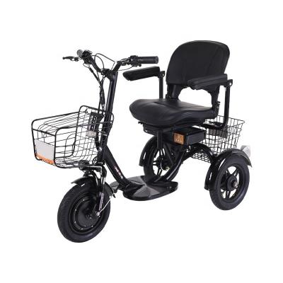 China 48V 300W Motor Power 12 Inch Electric Tricycle 3 Wheel Electric Bike for Adult Cargo for sale