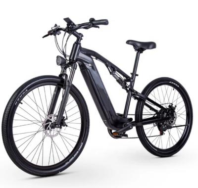 China 500W 27.5 Inch Electric Mountain Bike Aluminum Alloy Frame Full Suspension Ebike for sale