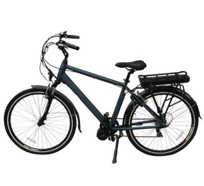 China 250W Motor Ebike con suspensión delantera 700C neumático 48V 10.4AH batería en venta