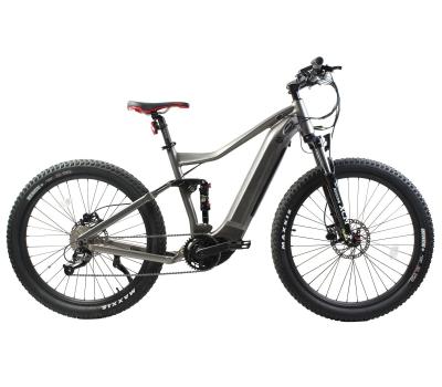 China Aluminum Alloy Frame 27.5 Inch Mountain E Bike Full Suspension 30-50Km/h Max Speed for sale