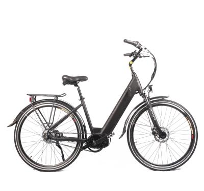 China 28 Inch Step Through Mid Drive Ebike 8 Speed Belt Drive Bicycle Max Speed 30 - 50Km/H for sale