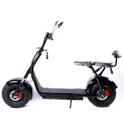 China 18 Inch Double Seat Electric Scooter with Backrest and 60V Voltage For Adult Mobility for sale