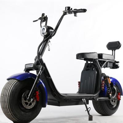 China Double Battery Citycoco Big Wheel Electric Scooter 1000W With Hydraulic Disc Brake for sale