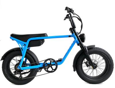 Cina 73 Style Ebike 500W/750W Electric Mountain Bike 20 Inch Fat Tire Electric Bike Motorcycle 48V 13ah Lithium Battery Ebike in vendita