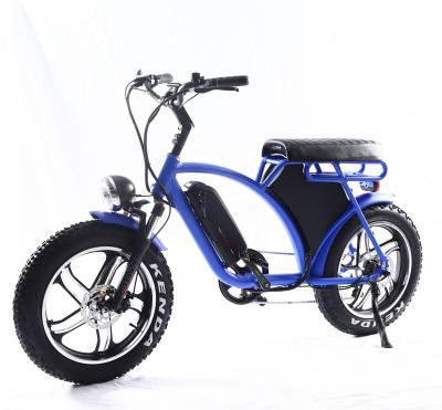 China 20 Inch All-in-one Wheel Fat Tire Electric Bike Front Suspension 73 Style 48V 1000W Electric City Bike Electric Fat Bike en venta