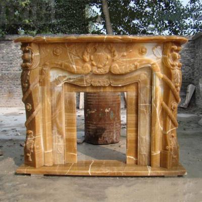 China Competitive Price Modern Polished Manufactured Top Quality Marble Fireplace Stone For Floor And Wall Table for sale