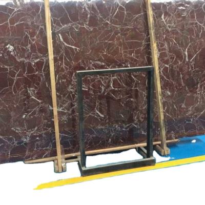 China Modern Traditional Rosso Levanto Red Marble Slabs Tile Sale Indoor Marble Stone Customized for sale