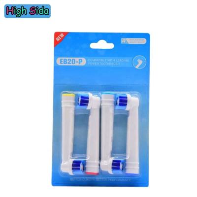 China Household replacement brush heads compatible with B oral EB20-P for sale